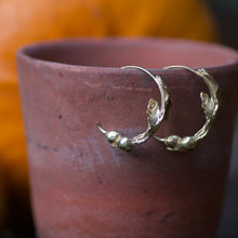 Beetroot Hoop Earrings