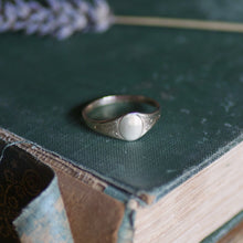 Acorn and Oak Leaf Engraved Signet Ring